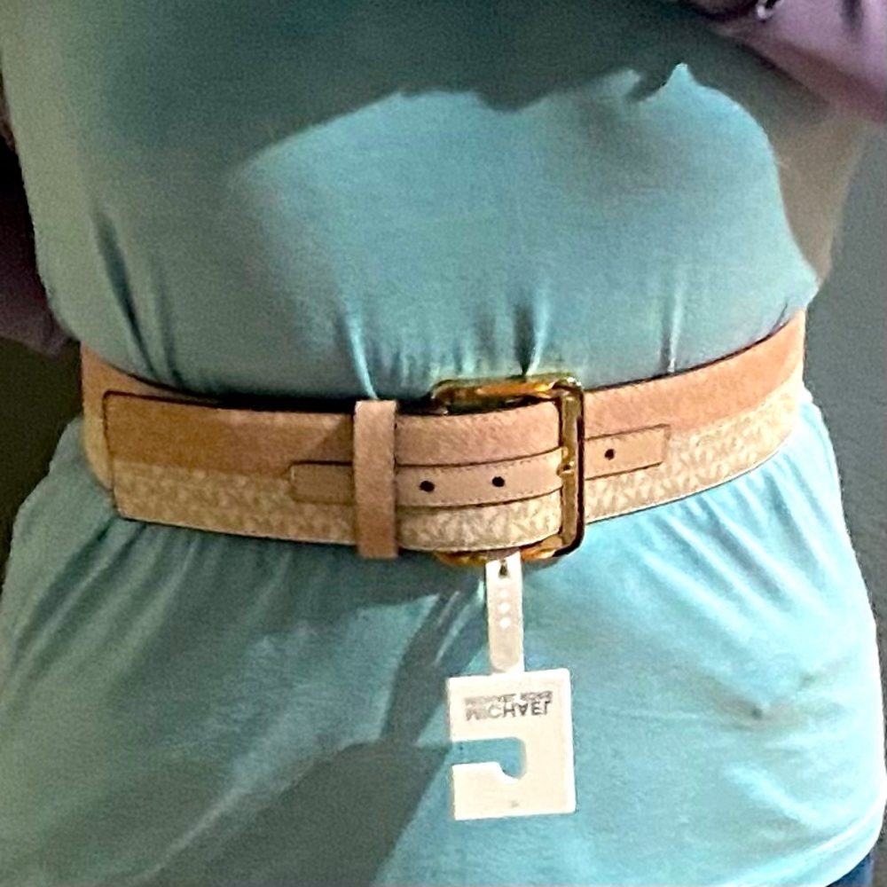 Michael Kors wide waist belt